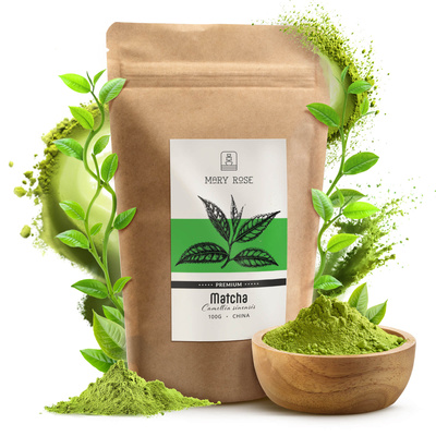 Mary Rose – Ceai verde matcha chinezesc Premium 100 g