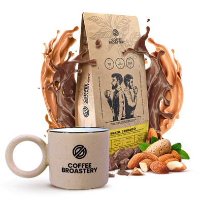 Set Coffee Broastery: cafea Brazil Cerrado + cană