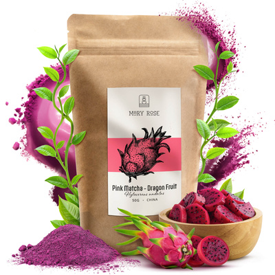 Mary Rose – Pink Matcha – Fructul dragonului (pudră) 50 g
