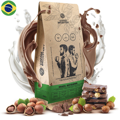 Coffee Broastery - Cafea boabe întreagă Brazil Mogiana Premium 400g