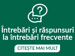 ÎNTREBĂRI FRECVENTE - VĂ RĂSPUNDEM LA ÎNTREBĂRI!