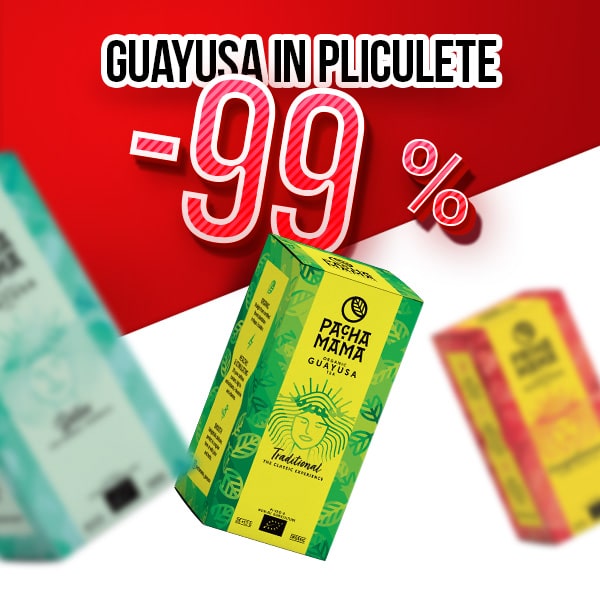 Nu e o glumă! Cumpărați guayusa cu 99% reducere