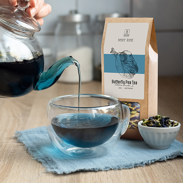 Butterfly Pea Tea - ceaiul albastru din Clitoria ternatea. Descoperiți proprietățile și utilizările sale!