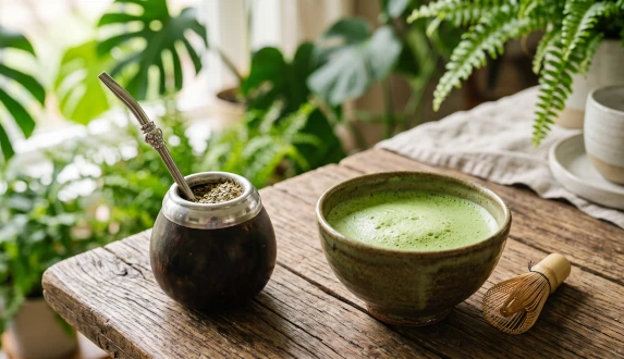 Yerba mate vs matcha – pe care ar trebui să o alegi? O comparație între proprietățile, aroma și efectele lor