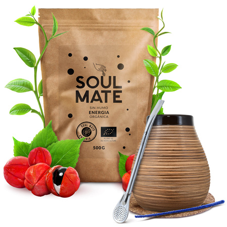 Set de început Yerba Mate Soul Mate Energia 500g