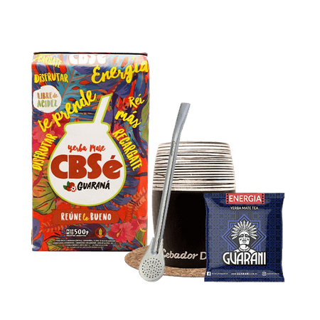 Yerba Mate CBSe Guarani 500g Matero Bombilla