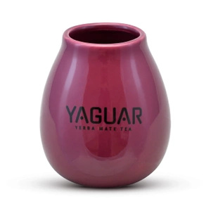 Calabash din ceramică cu logo-ul Yaguar (violet) 350ml