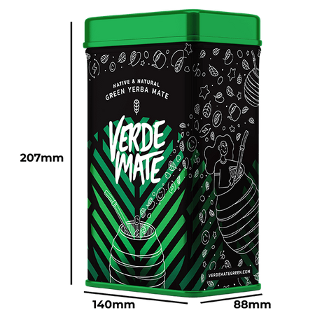 Yerbera - Cutie de Verde Mate Verde Ashwagandha 0,5kg 