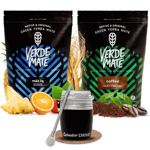 Yerba mate set Verde Mate calabash Drive bombilla