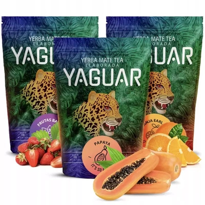 Kit de Yerba Mate Yaguar 3x 0.5kg