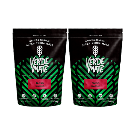 Yerba Verde Mate Green FRESA Strawberry 1kg 1000g