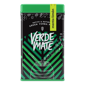 Yerbera – Tin can + Verde Mate Green Menta Limon 0.5kg 