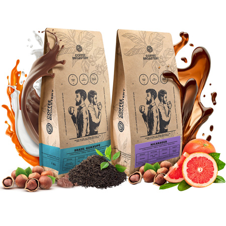 Set de Coffee Broastery Nicaragua Colibrí Azul + Brazil Guaxupe 2x1kg (2kg)