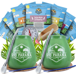 Yerba Mate Rio Parana kit de pornire pentru cuplu accesorii