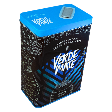 Yerbera - Tin Can + Verde Mate Mas IQ Mas IQ Tropical 0.5kg