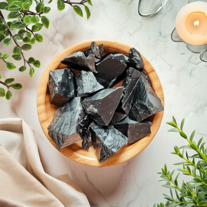 Obsidian negru (piatră brută) 50 g