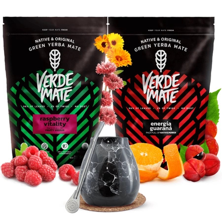 Yerba mate set Verde Mate ceramic calabash bombilla