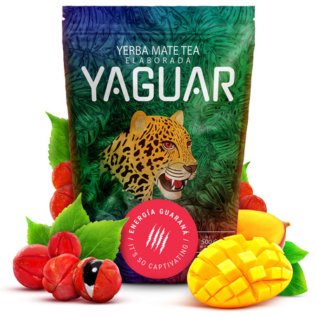 Set de cadou Yerba Mate Yaguar Energia 0,5kg