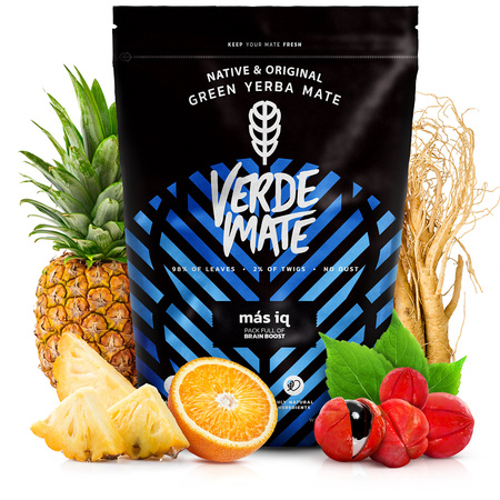 Kit de Yerba Mate Verde Mate Mas IQ 500g 0,5kg Yerbomos + TermoMate + Bombilla