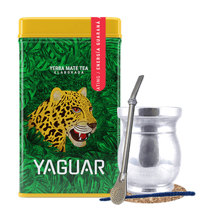 Set Yerbera Yaguar Energia 0.5kg Palo Santo