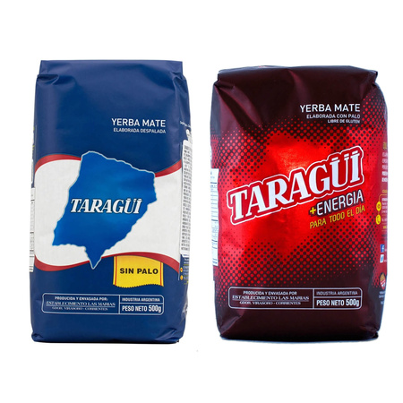 Set de Yerba Mate Taragui 2x500g