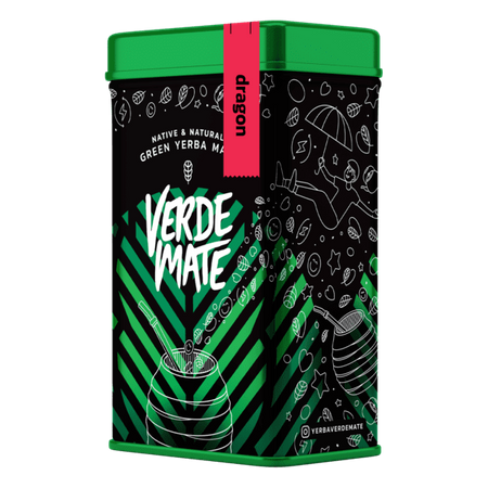 Yerbera – Tin can + Verde Mate Green Dragon 0.5kg 