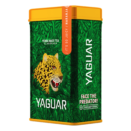 Yerbera - Cutie de conserve + Yaguar Naranja 0.5 kg