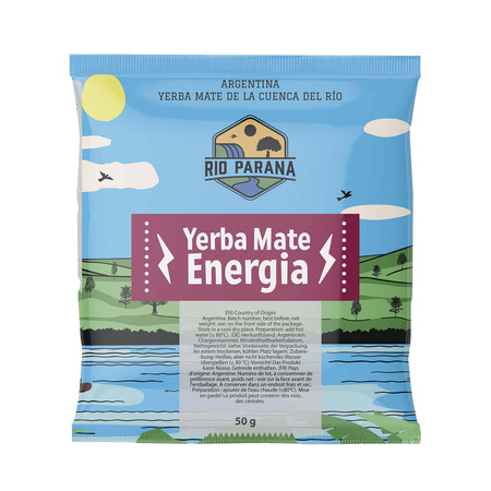 Yerba Mate Rio Parana Set pentru DOUĂ Calabash Bombilla