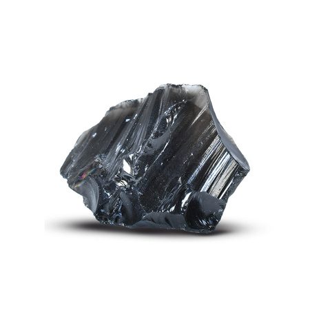 Obsidian negru (piatră brută) 1 buc.