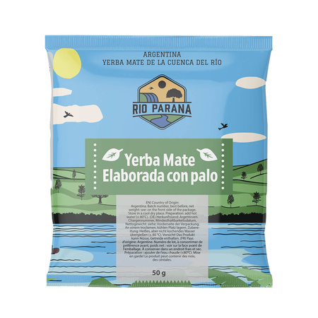 Yerba Mate Rio Parana kitul 2x50g Calabash + Bombilla