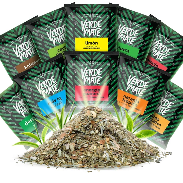 Set de Eșantioane de Yerba Mate Verde Mate 10x50g