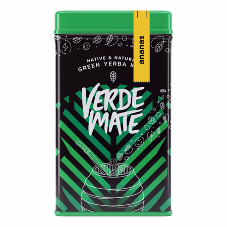 Yerbera – Tin can + Verde Mate Green Ananas 0.5kg 