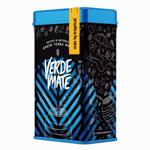 Yerbera - Tin Can + Verde Mate Mas IQ Mas IQ Tropical 0.5kg