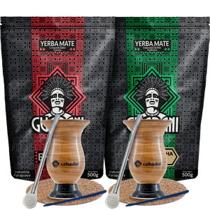 Yerba Mate set pentru două Bombilla Matero 1000g