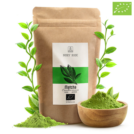 Set: Matcha BIO 100g + Chasen și Chashaku