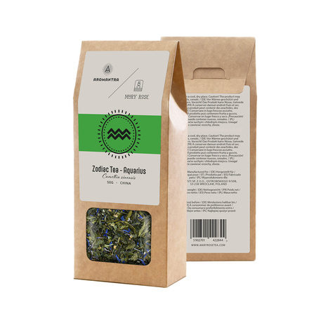 Aromantra x Mary Rose – Ceai Zodiacal – Vărsător (ceai verde) 50 g