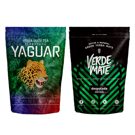 Yaguar Elaborada con Palo 500g + Verde Mate Despalada 500g