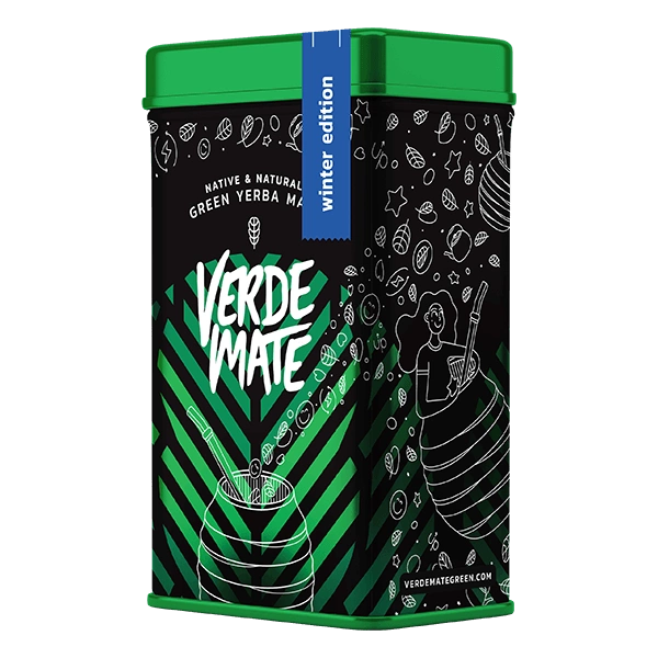 Yerbera – Tin can + Verde Mate Green Winter Edition 0.5kg 