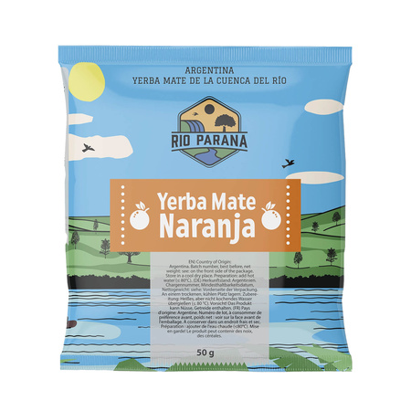 Yerba Mate Rio Parana 7x50g set de mostre + accesorii