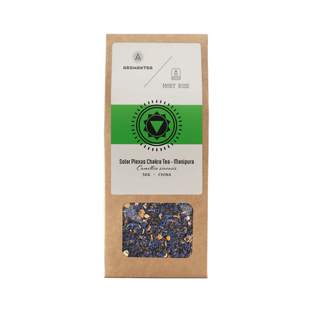 Aromantra x Mary Rose – Ceai Chakra Buricului Manipura (ceai negru) 50 g