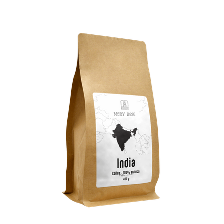 Mary Rose - cafea boabe întregi India Karnataka premium 400g