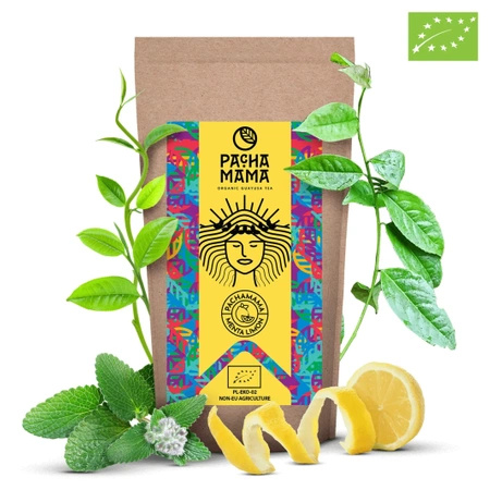 Guayusa Pachamama Menta Limón - guayusa certificată organic - 100g