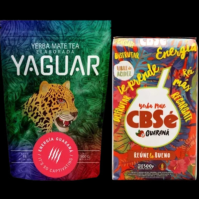 Yerba Mate CBSe Yaguar Energia 2x500g 1kg