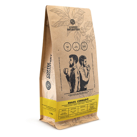 Coffee Broastery - Cafea boabe întreagă Brazil Cerrado Premium 1kg