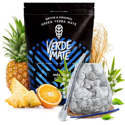 Yerba Mate kit de pornire Verde Mate Mas IQ 500g