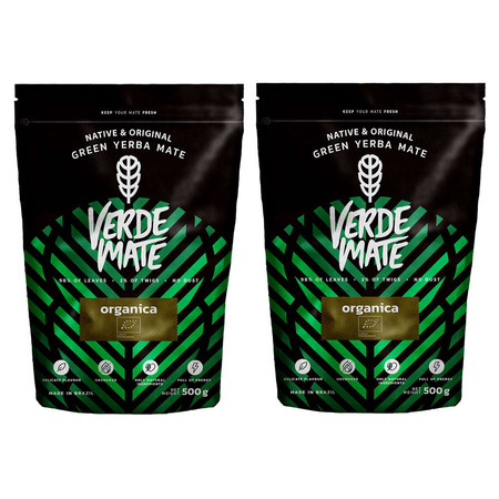 2 x Verde Mate Green Organica 0,5kg (1kg)