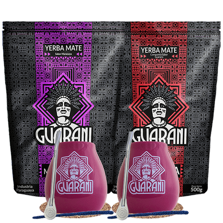 Yerba Mate Set Guarani Maracuya 500g + Guarani Energia 500g