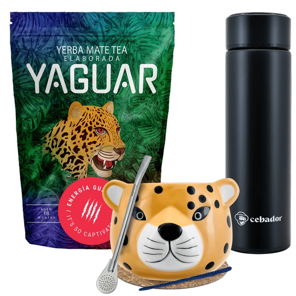 Yerba Mate Yaguar Energia 500g calabash termos set de 500g