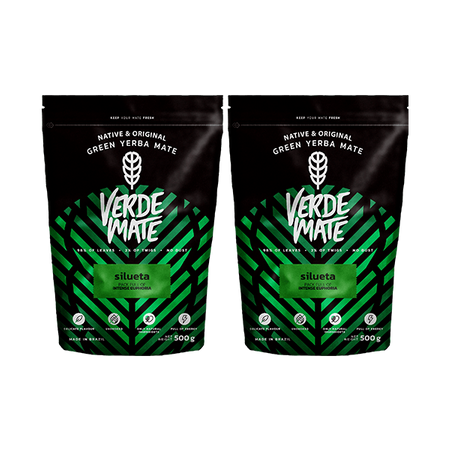 Yerba Verde Mate Green SILUETA  1kg  despalada FIT