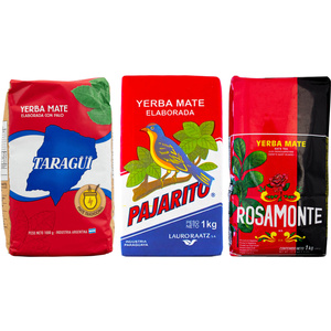 Yerba Mate Taragui Rosamonte Pajarito 3x1kg = 3kg